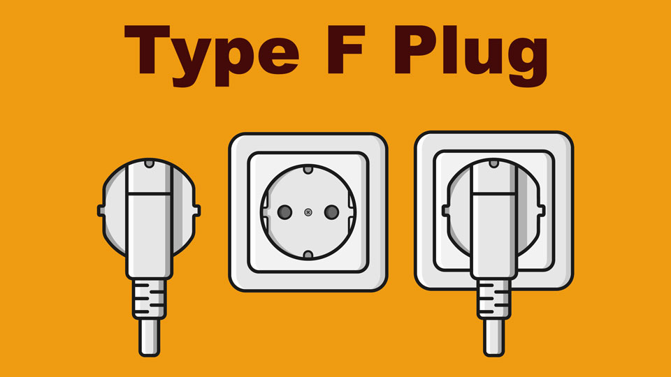 type F plug illustration