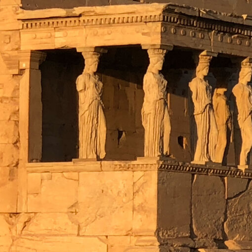 mainlanf greece athens acropolis dusk