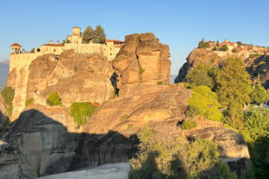 mainland Greece Meteora sunrise