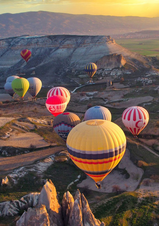 turkey cappadocia hot air balloons