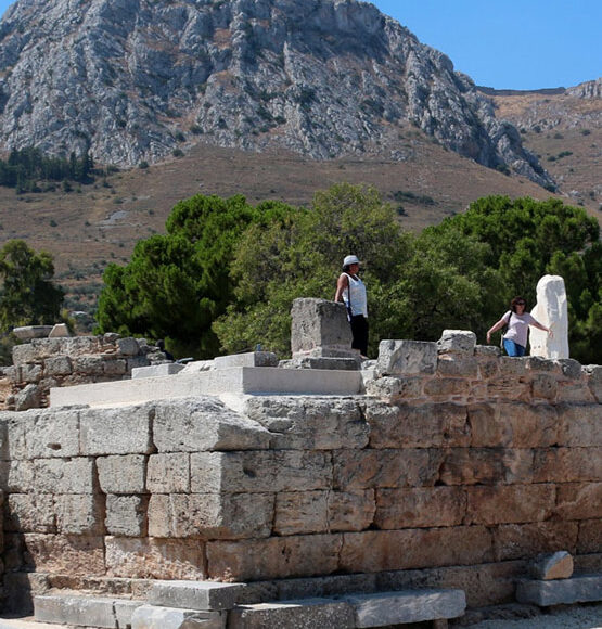 Greece Corinth bema
