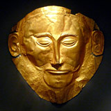 gold mask of agamemnon greek national museum