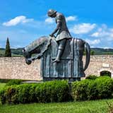 Italy assisi knight francis of assisi