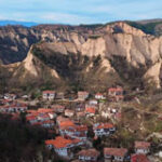 Melnik bulgaria aerial view