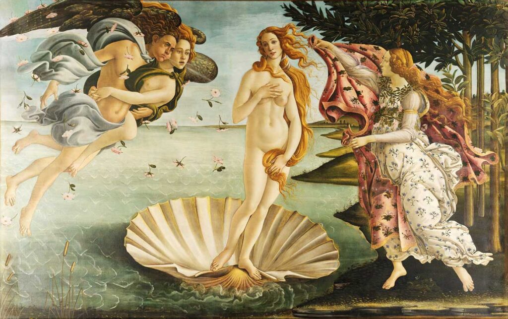 Uffizi Gallery Botticelli, The Birth of Venus (c. 1484-86)