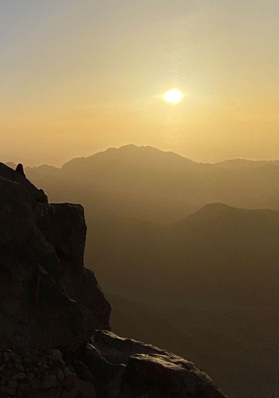 egypt mount sinai summit sunrise