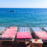 Egypt sinai Dahab lounge chairs red sea coast