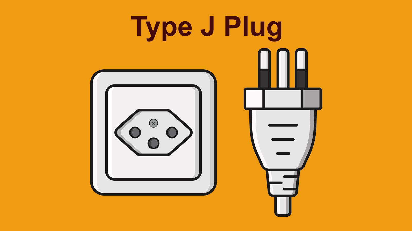 type J plug illustration